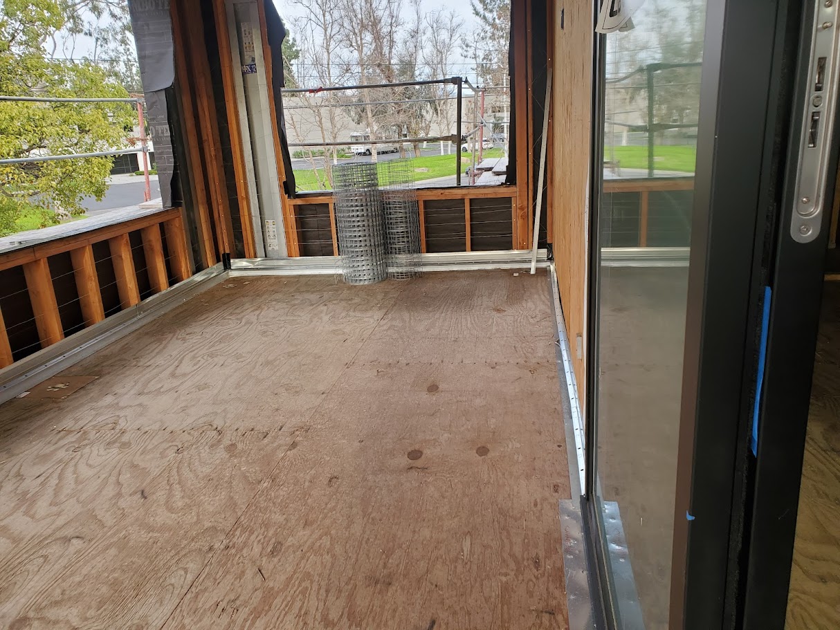 Balcony waterproofing work