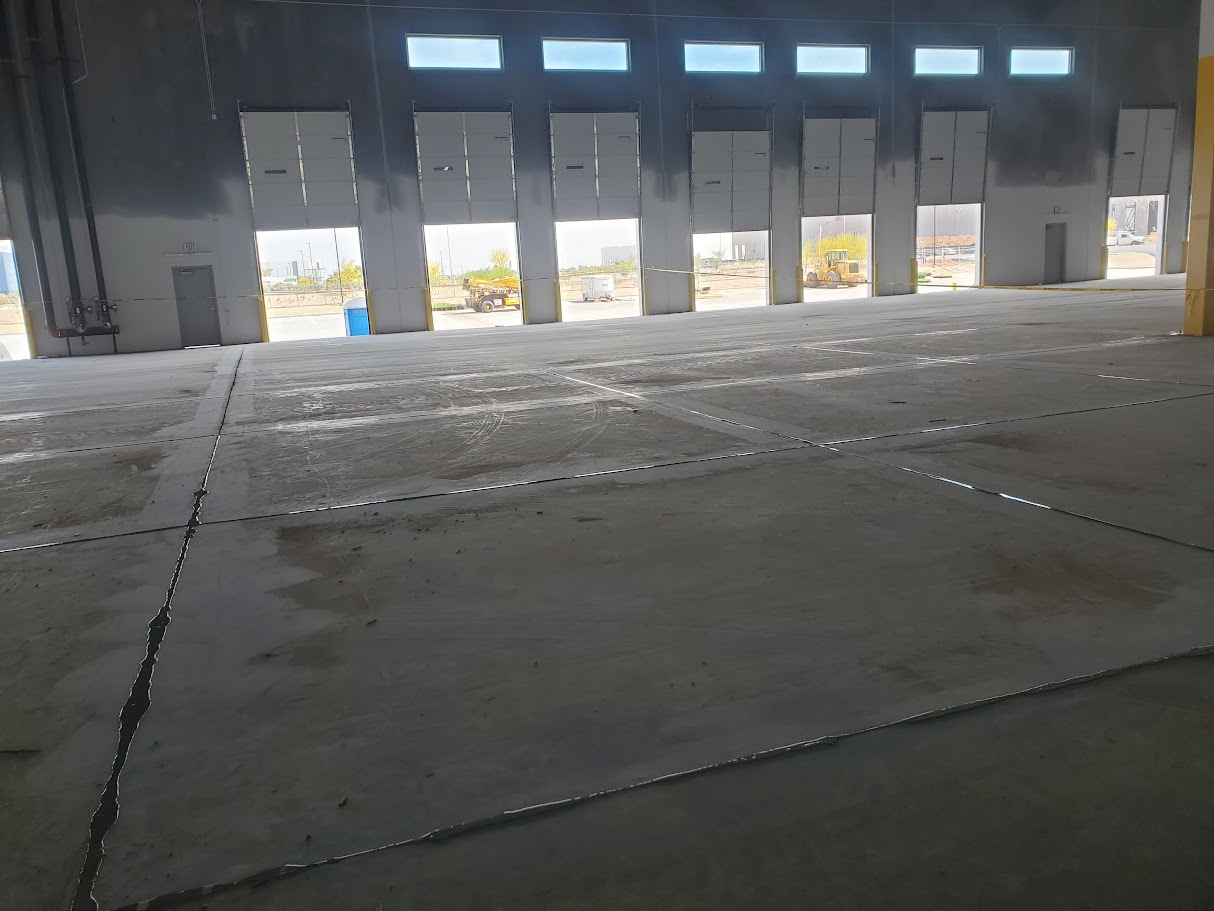 Concrete floor joint sealing