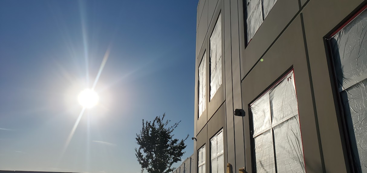 Commercial waterproofing project building