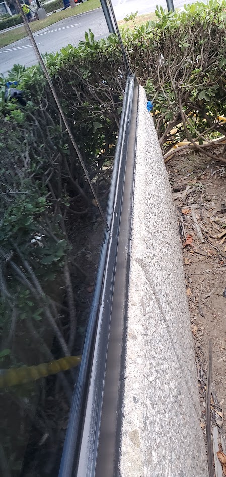 Window perimeter caulking